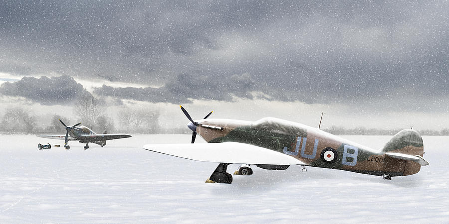 Hurricanes in the snow Photograph by Gary Eason
