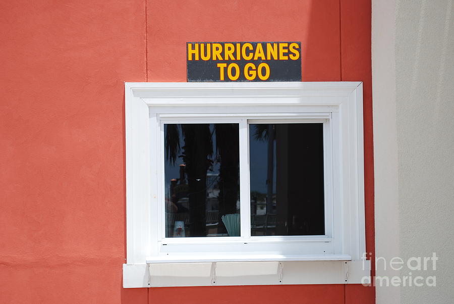 Florida Photograph - Hurricanes To Go by YJ Kostal
