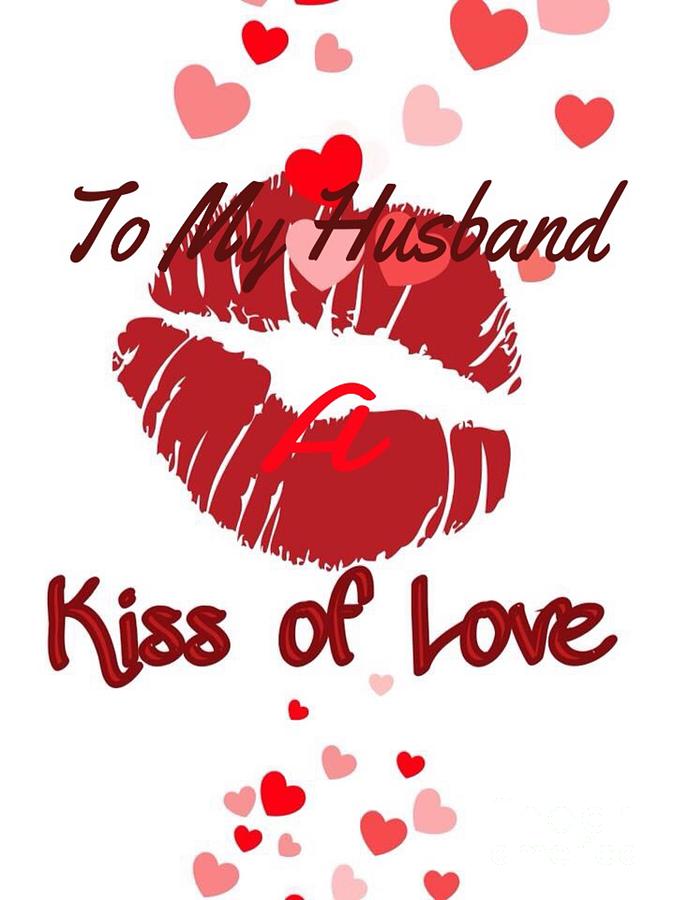 Husband Kiss of Love Digital Art by Gayle Price Thomas