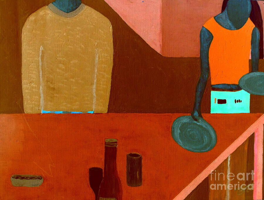 Abstract Painting - Hussongs Cantina by Bill OConnor