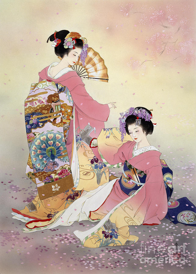 Flower Digital Art - Hutari Mai by MGL Meiklejohn Graphics Licensing