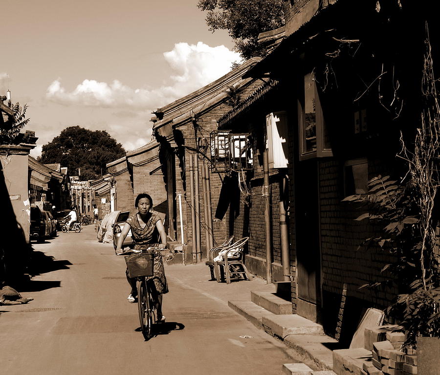 Hutong Living - Beijing - China Photograph by Jacqueline M Lewis