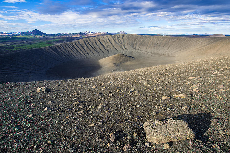 Hverfell crater landscape North Iceland Photograph by Matthias Hauser