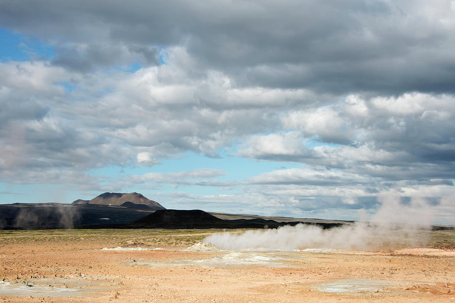 Hverir Geothermal Site, Iceland Photograph by Sue Bishop