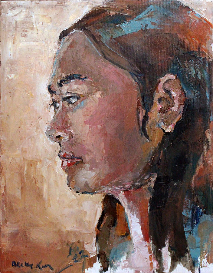 Jinny 1401 Painting by Becky Kim