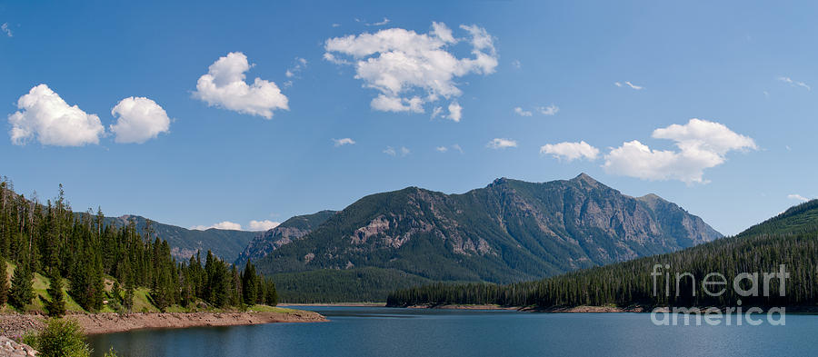 Montana Photograph - Hyalite Reservoir -- South View by Charles Kozierok