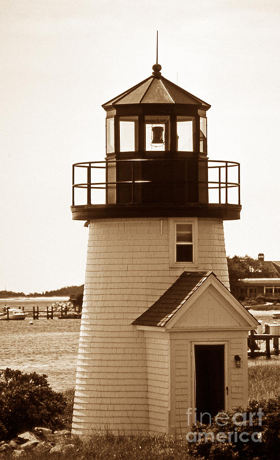 Hyannis Lighthouse Replica Photograph by Skip Willits