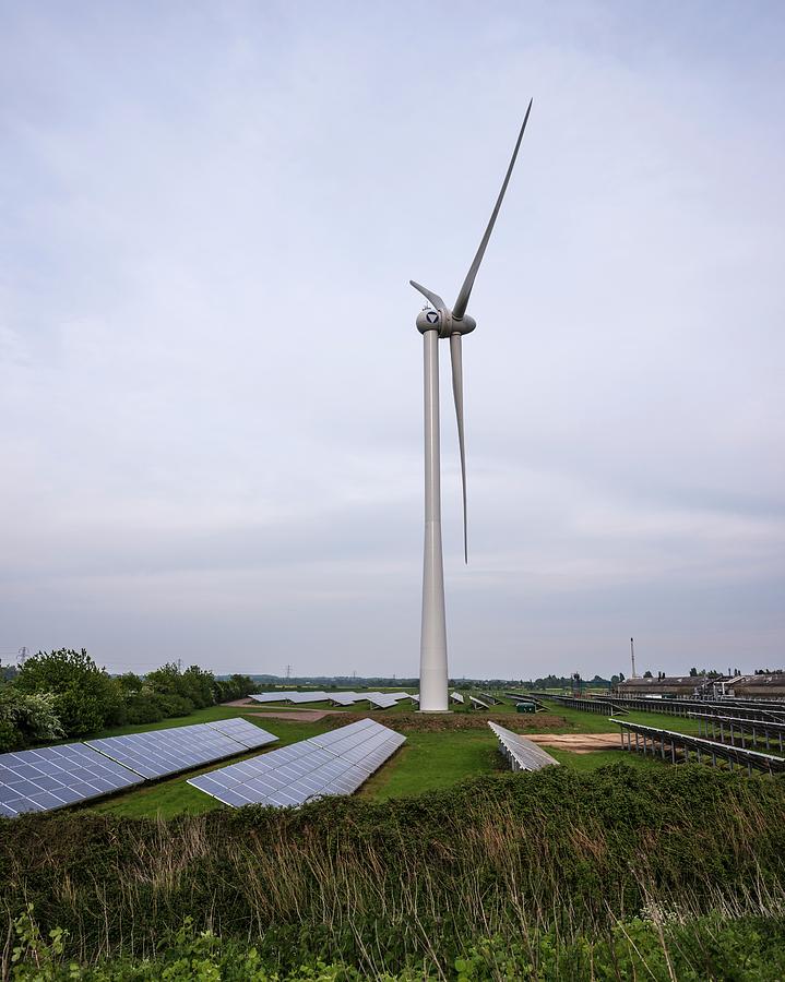 Hybrid Clean Energy Plant Photograph by Robert Brook