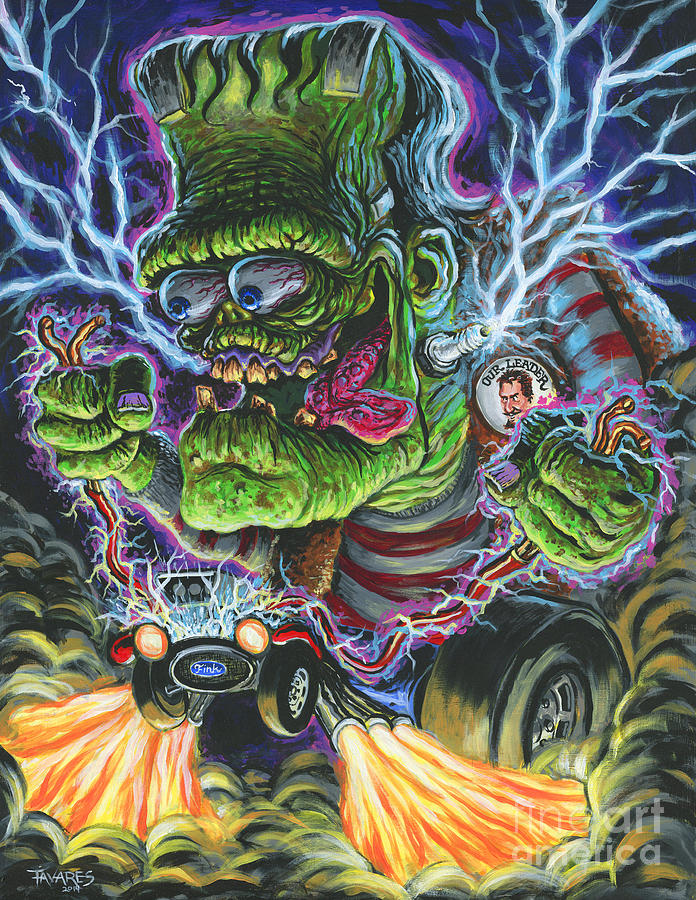 Hybrid Fink Painting by Mark Tavares