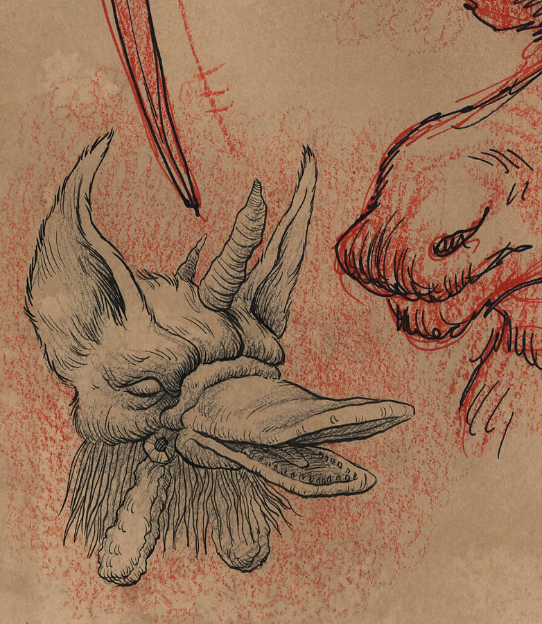 Animal Drawing - Hybrid II by Don Michael