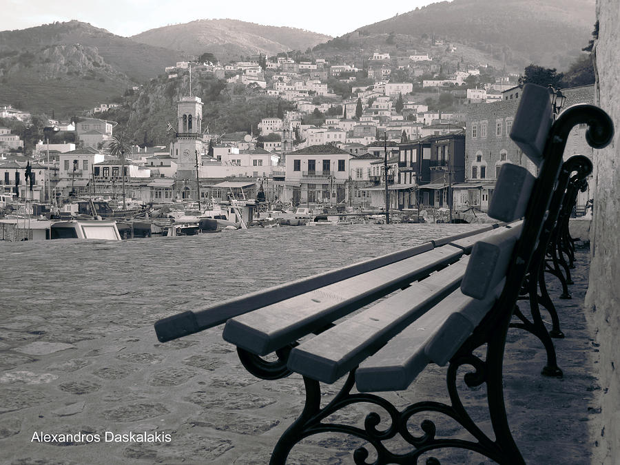 Hydra Black and White Photograph by Alexandros Daskalakis