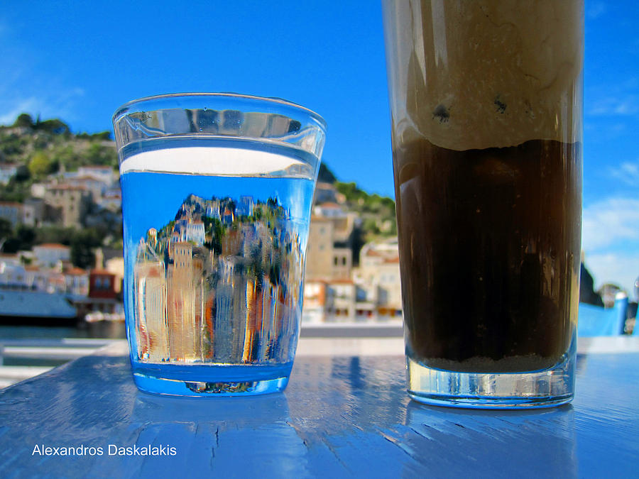 Hydra in a Glass Photograph by Alexandros Daskalakis