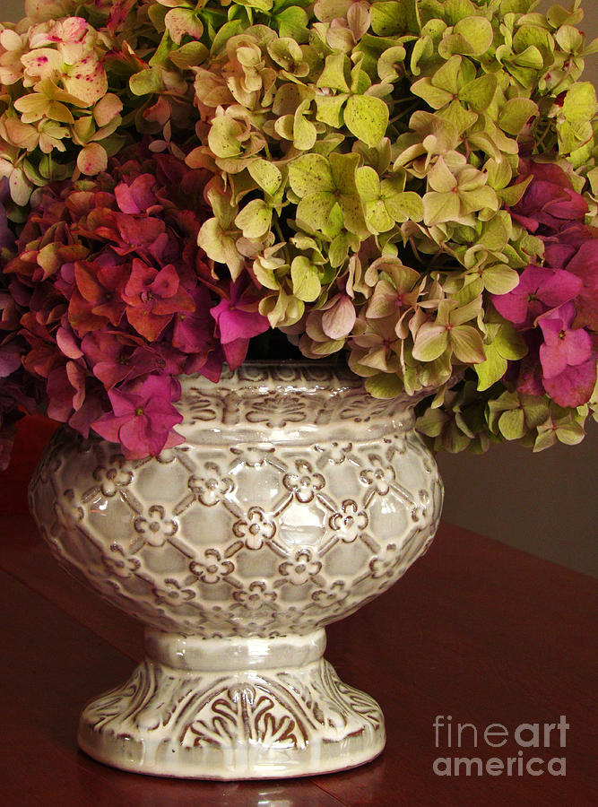 Hydrangea Bouquet   Photograph by Deborah Johnson