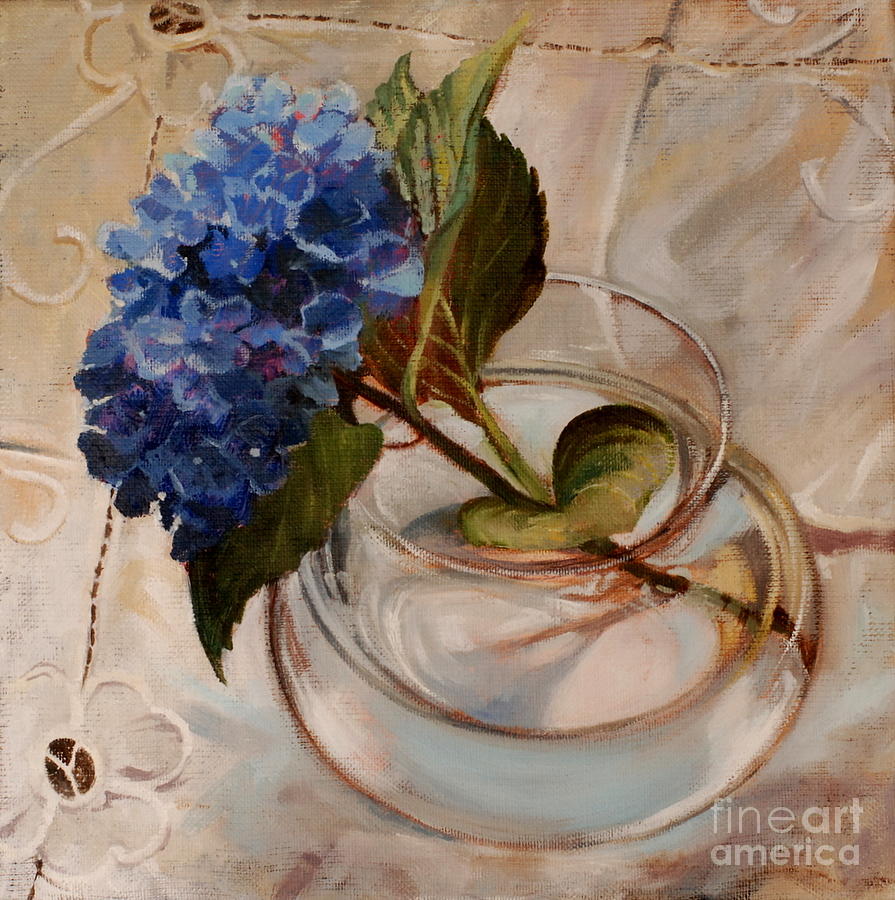 Hydrangea Painting by Kim Scoble