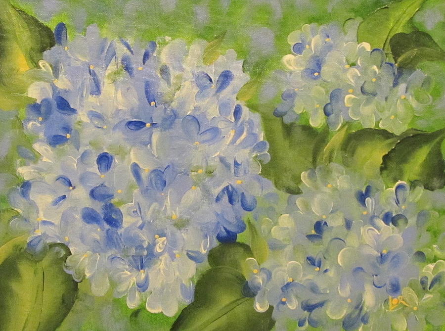 Hydrangea Painting by Lorraine Centrella