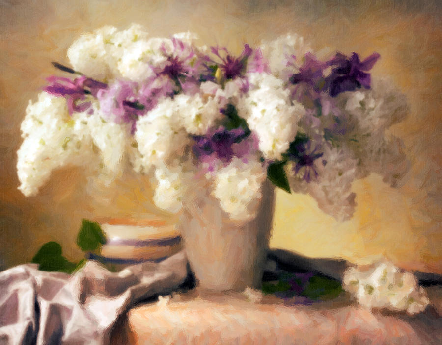 Hydrangea Summer Display Painting by Georgiana Romanovna