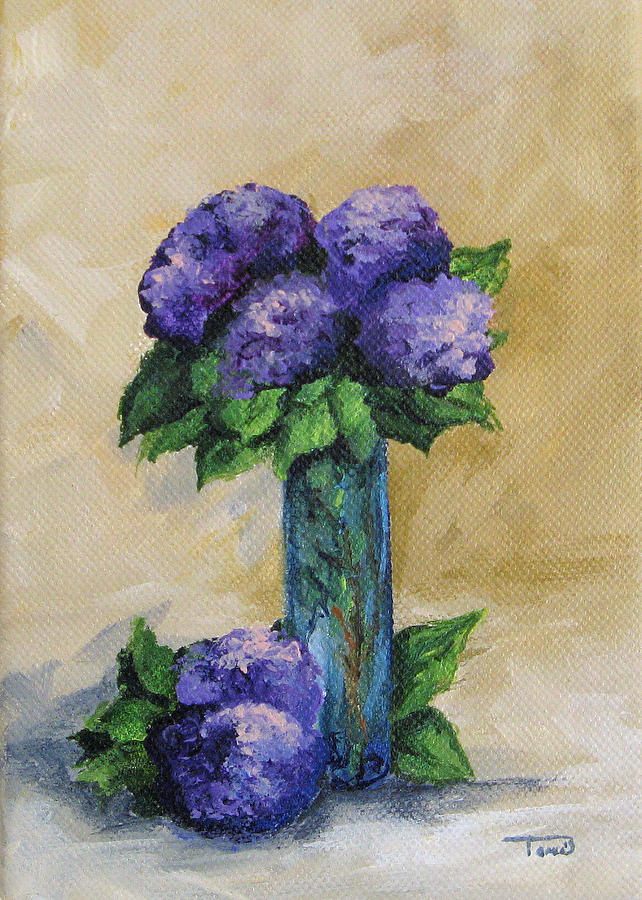 Hydrangeas Painting by Torrie Smiley