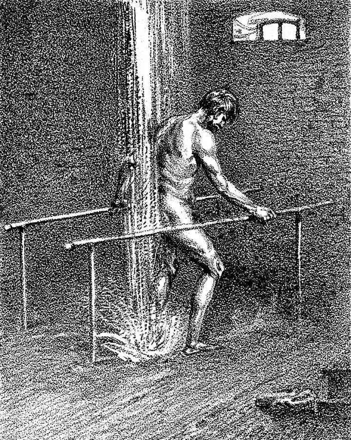 Hydrotherapy, Shower, 1860s Photograph by Wellcome Images