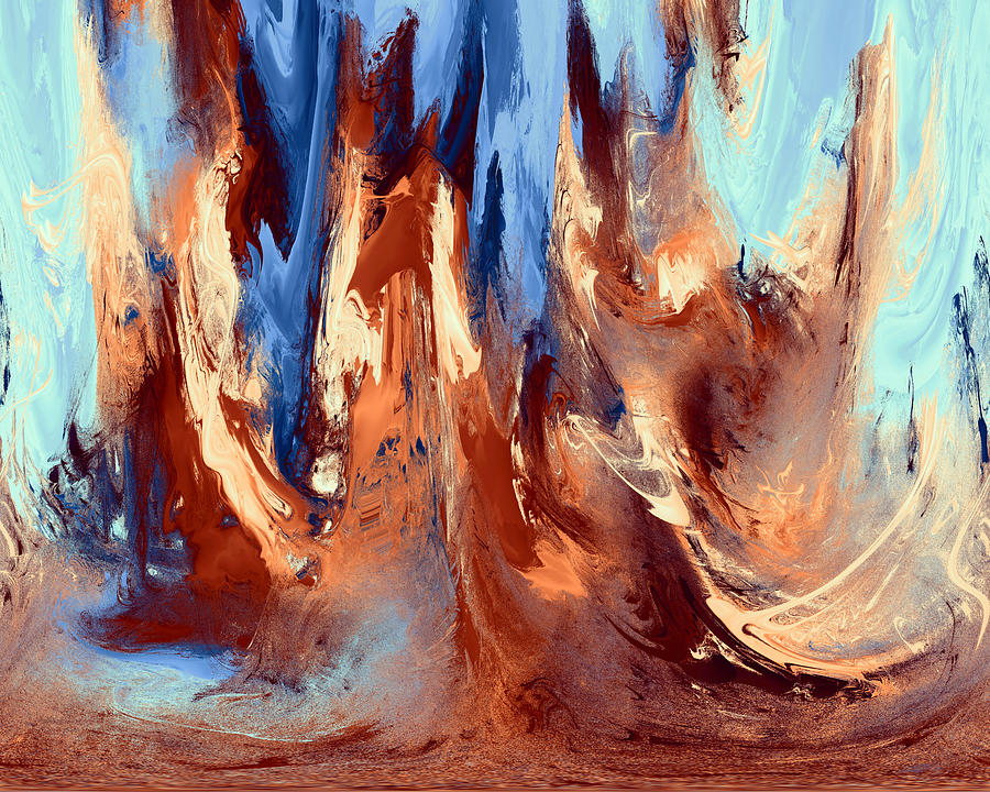 Abstract Painting - Hydrothermal by Kevin Trow