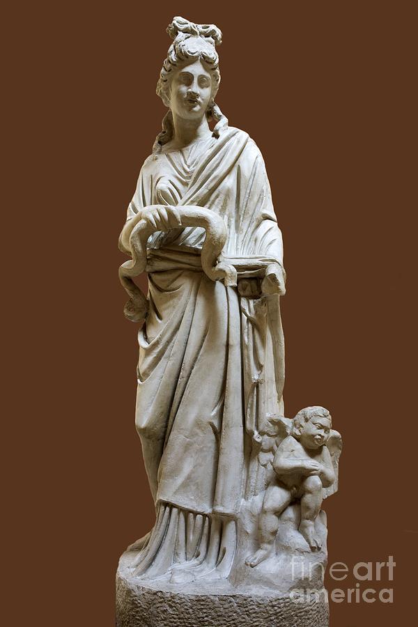 Greek Photograph - Hygeia, Goddess Of Good Health by Sheila Terry