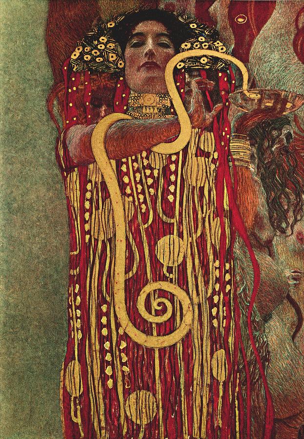 Hygeia Painting by Gustav Klimt | Fine Art America