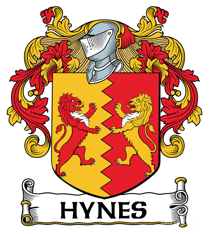 Hynes Coat Of Arms Irish Digital Art By Heraldry - Pixels