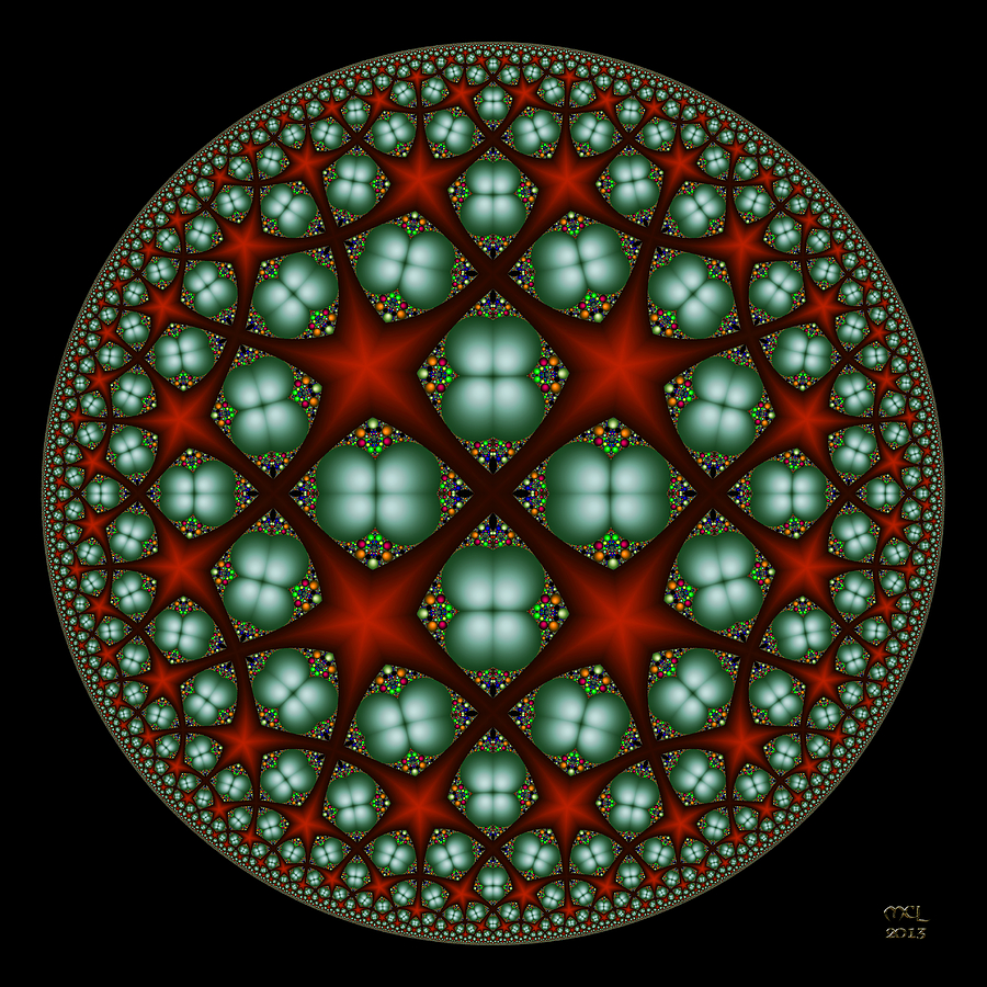 Hyperbolic Stars Digital Art by Manny Lorenzo