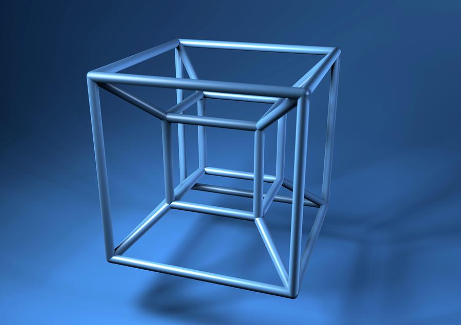 Hypercube Photograph by Equinox Graphics