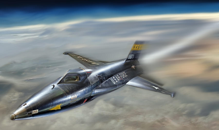 Jet Digital Art - Hypersonic by Peter Chilelli