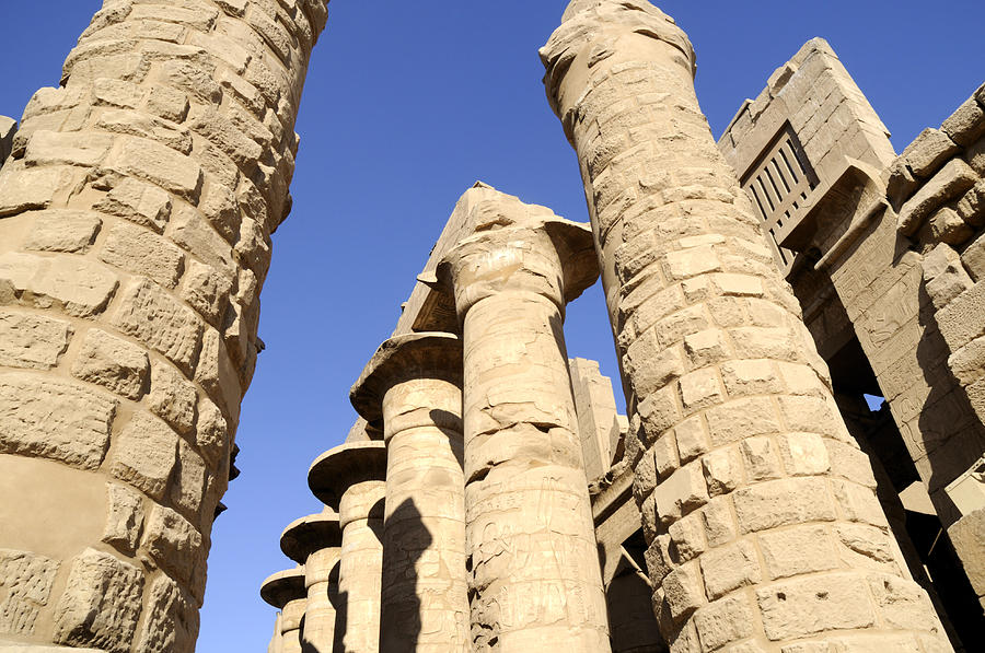 Hypostyle Hall at Karnak Photograph by Brenda Kean