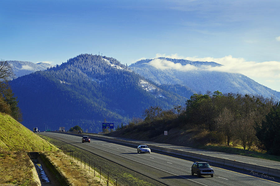 I-5 at Grants Pass in Winter Photograph by Mick Anderson