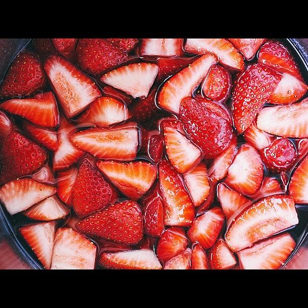 I Always Soak My Strawberries Before I Photograph by Alexandria Walker