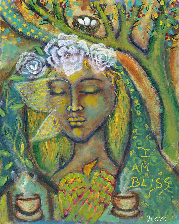 I am Bliss Painting by Havi Mandell