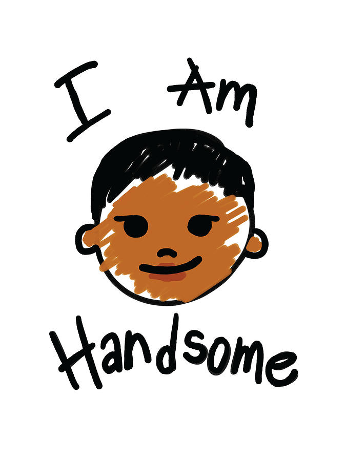 i-am-handsome-digital-art-by-jacq-lovelace