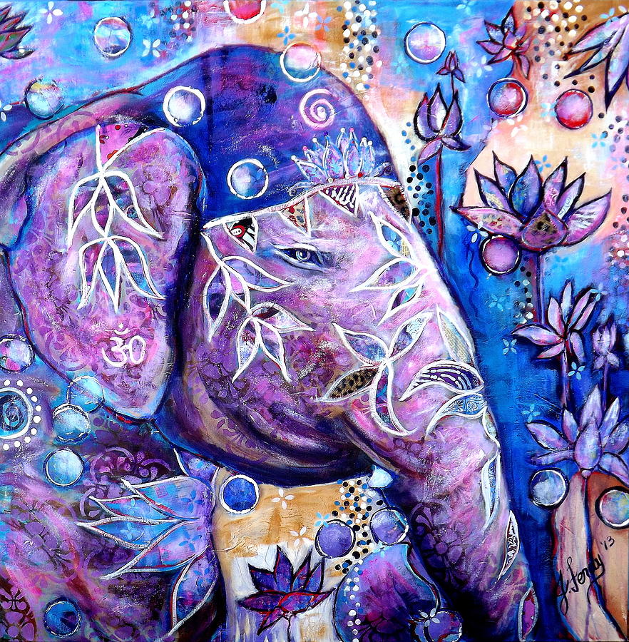 Yoga Painting - I am Light by Goddess Rockstar Yoga Painting - I am Light by Goddess Rockstar