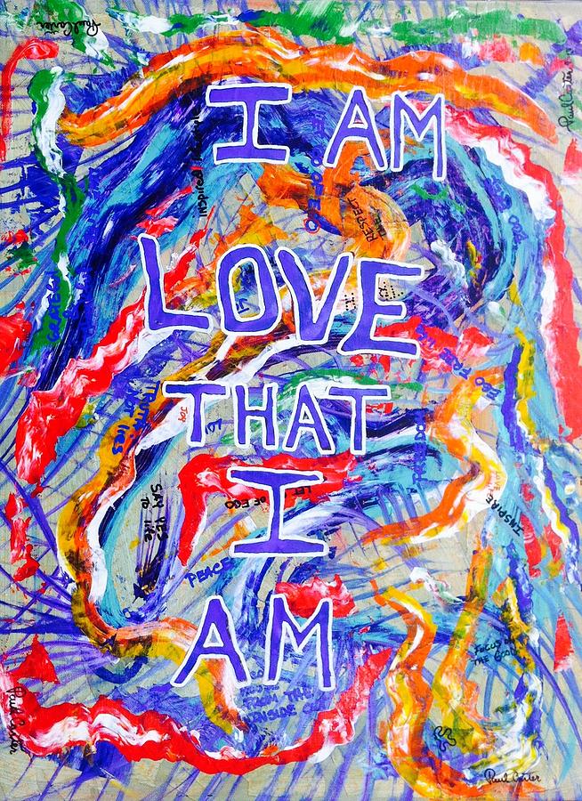 I am Love Painting by Paul Carter