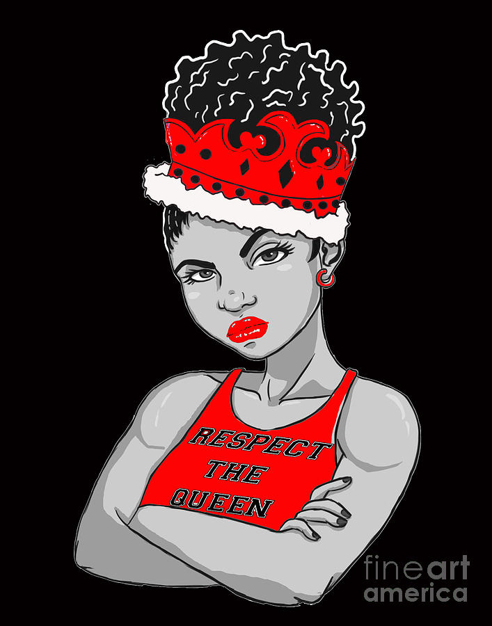 Queen Digital Art - I am Queen by Respect the Queen