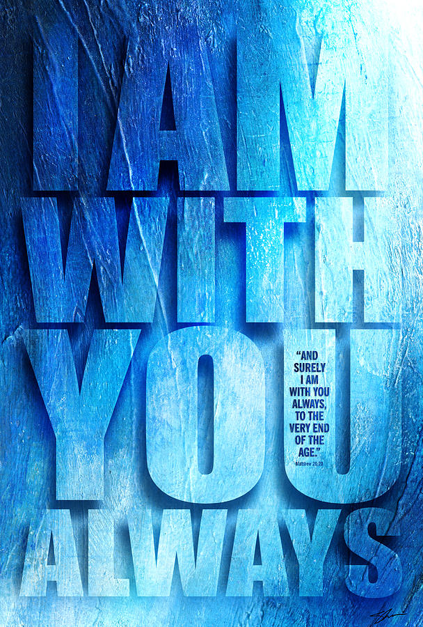 I Am With You - 2 Mixed Media by Shevon Johnson