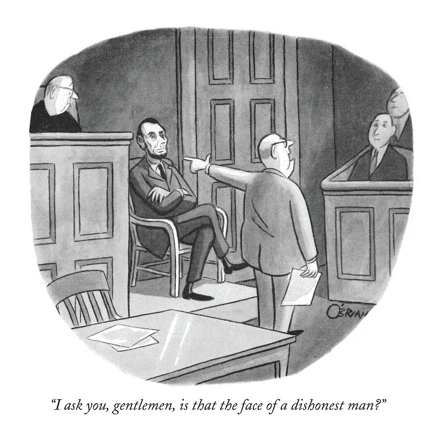 I Ask You, Gentlemen, Is That The Face Drawing by William OBrian I Ask You, Gentlemen, Is That The Face Drawing by William OBrian