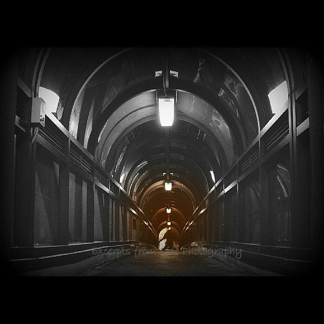 Bridge Photograph - I Call It #faith #tunnel #pedestrian by Harvey Christian