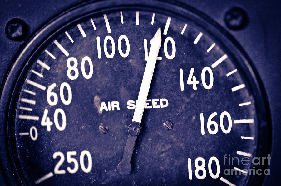Airplane Photograph - Air Speed by Charles Dobbs