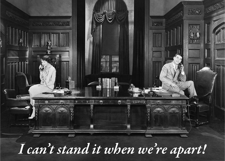 I Cant Stand It When Were Apart Photograph by Everett I Cant Stand It When Were Apart Photograph by Everett