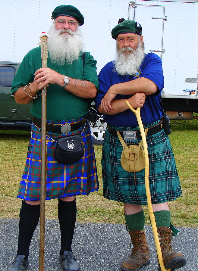 Highland Games Photograph - I Could Have Kilt You by Lew Davis