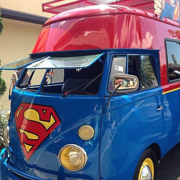 I Didnt Know Superman Drove A Van Photograph by Shelley Rossetter