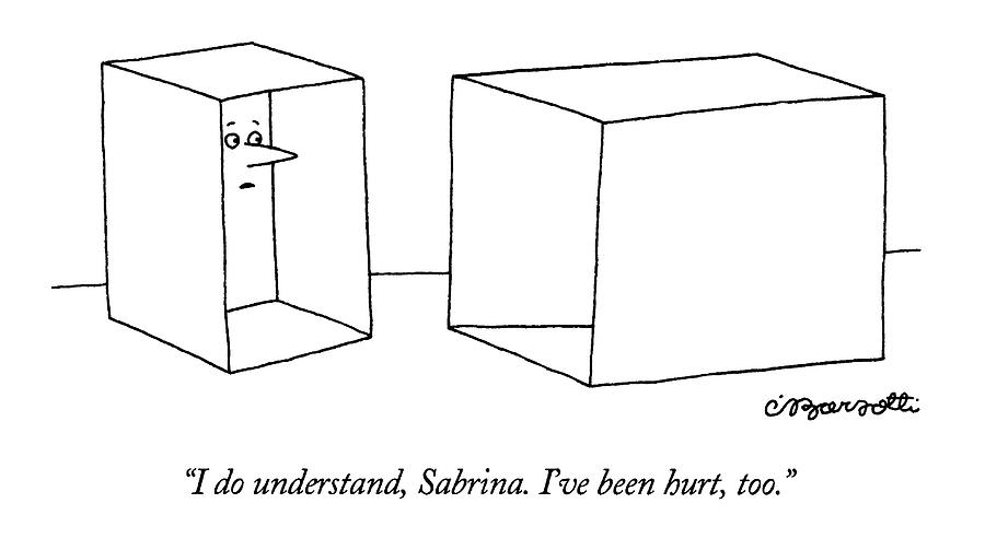I Do Understand Drawing by Charles Barsotti