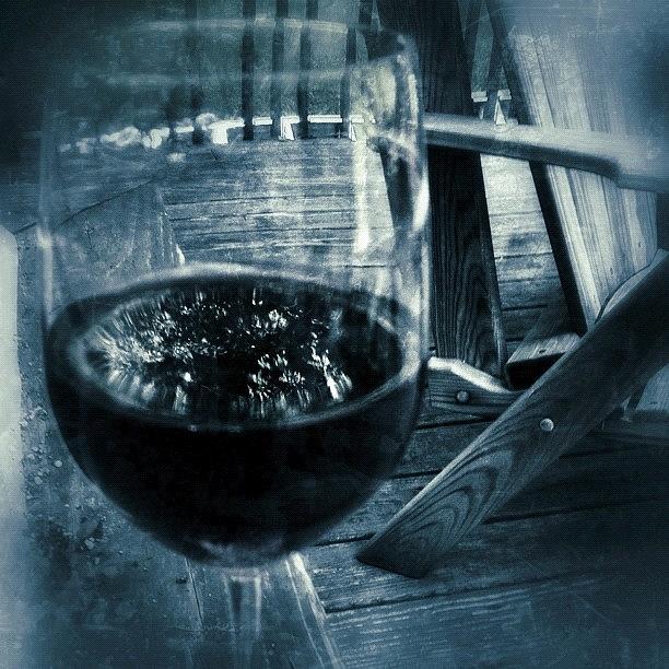 Snapseed Photograph - I Dont Often Drink Wine But When I Do by Keith Seiffert