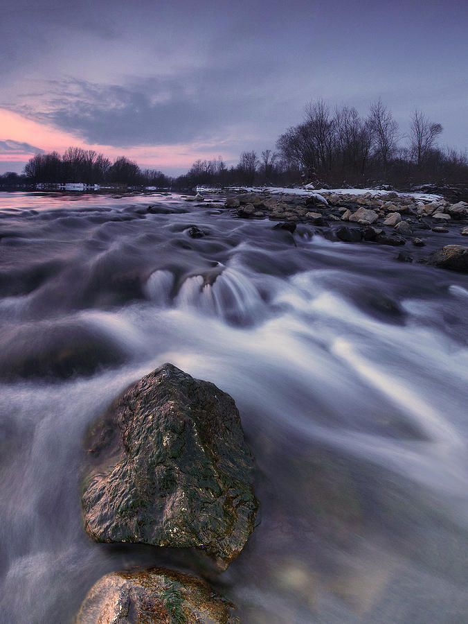 Landscape Photograph - I follow river by Davorin Mance