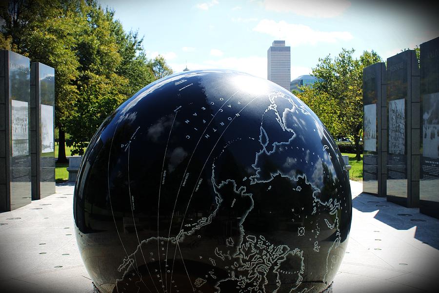 Giant Globe Photograph - I give the world to you by Alina Skye