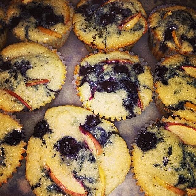 I Have A Food Problem. Apple Blueberry Photograph by Kandeebee Bee
