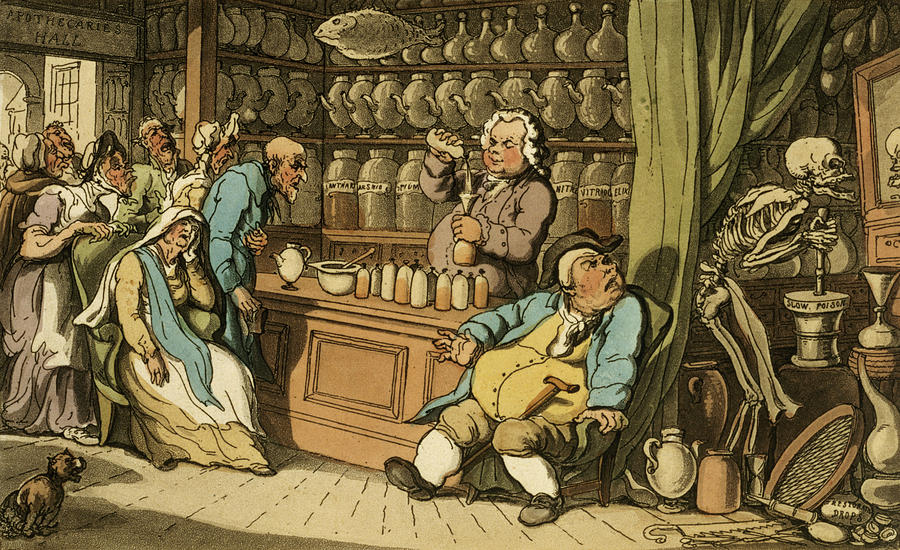 I Have A Secret Art To Cureeach Malady Drawing by Thomas Rowlandson